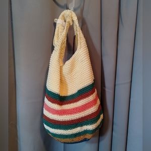 Boho crochet purse